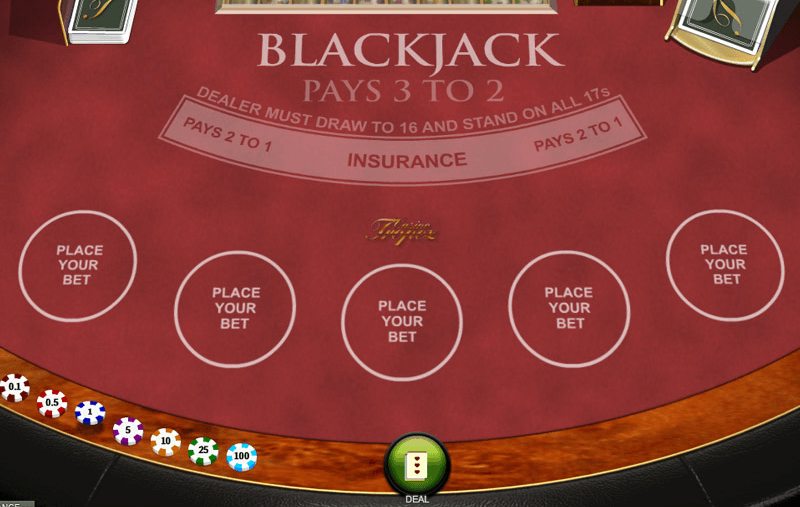 Casino tropez blackjack game screenshot