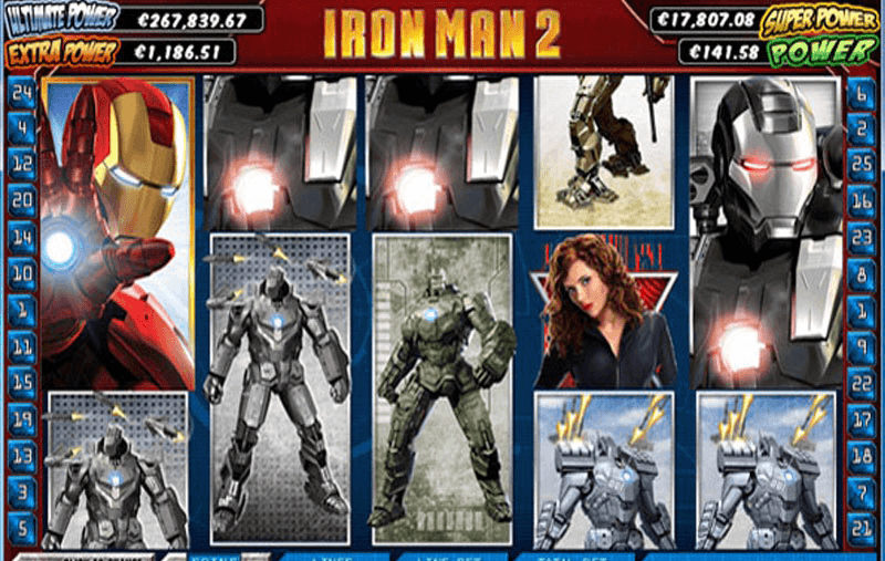 Titan Casino iron man 2 slots game screenshot
